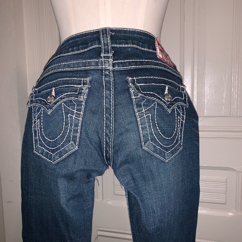 True religion skinny/straight jeans